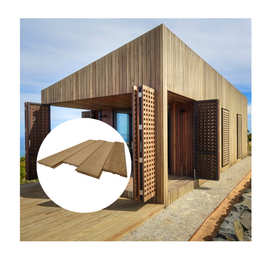 红雪松外墙板 天然木材的优雅守护